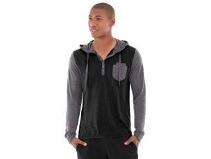Chaz Kangeroo Hoodie-M-Black