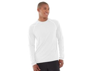 Deion Long-Sleeve EverCool&trade; Tee-XS-White