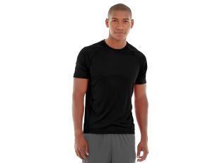 Atomic Endurance Running Tee (Crew-Neck)-XS-Black