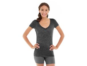 Minerva LumaTech&trade; V-Tee-L-Black