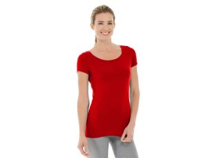Tiffany Fitness Tee-XS-Red