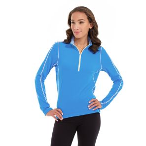 Olivia 1/4 Zip Light Jacket-XL-Blue